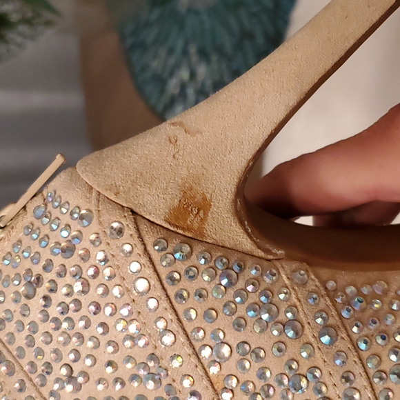 Gianni Bini Strappy Peep Toe Ankle heels size 5.5 M - Picture 6 of 7